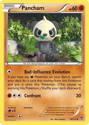 Pancham (59/111) [XY: Furious Fists] - Trinity Hobby