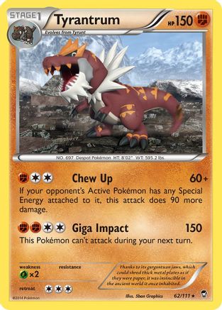 Tyrantrum (62/111) [XY: Furious Fists] - Trinity Hobby