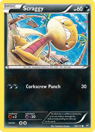 Scraggy (66/111) [XY: Furious Fists] - Trinity Hobby