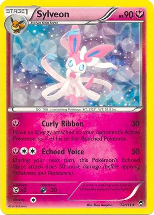 Sylveon (72/111) (Theme Deck Exclusive) [XY: Furious Fists] - Trinity Hobby