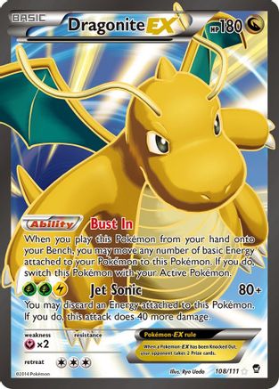 Dragonite EX (108/111) [XY: Furious Fists] - Trinity Hobby
