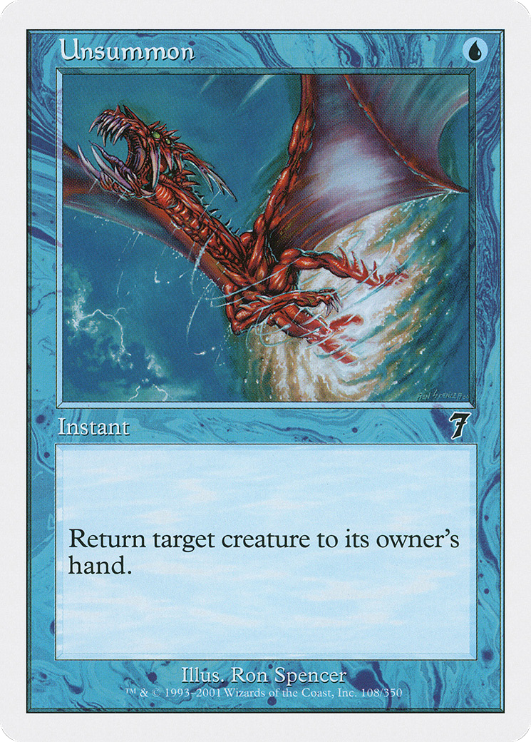 Unsummon [Seventh Edition] - Trinity Hobby