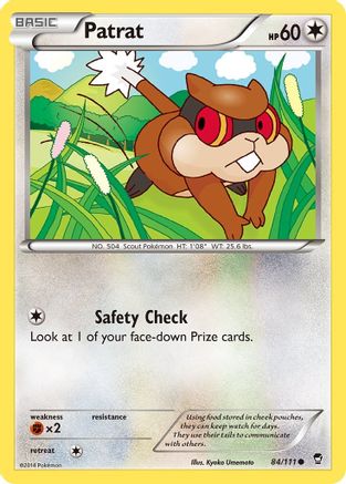 Patrat (84/111) [XY: Furious Fists] - Trinity Hobby