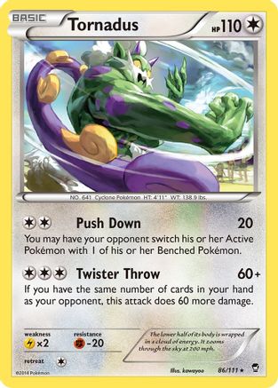 Tornadus (86/111) [XY: Furious Fists] - Trinity Hobby