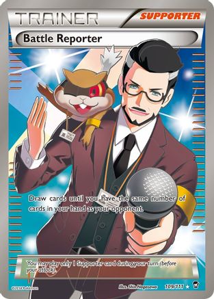 Battle Reporter (109/111) [XY: Furious Fists] - Trinity Hobby