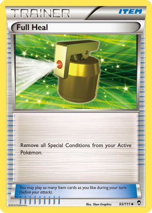 Full Heal (93/111) [XY: Furious Fists] - Trinity Hobby
