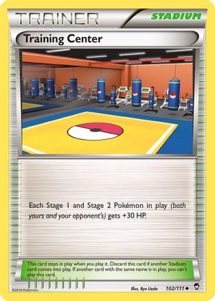 Training Center (102/111) [XY: Furious Fists] - Trinity Hobby