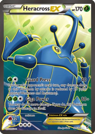 Heracross EX (105/111) [XY: Furious Fists] - Trinity Hobby