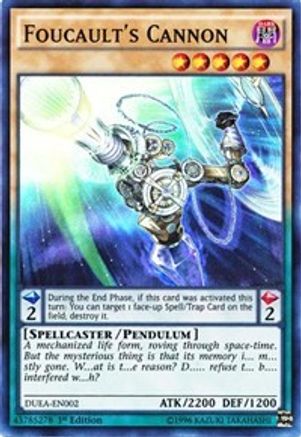 Foucault's Cannon [DUEA-EN002] Super Rare - Trinity Hobby