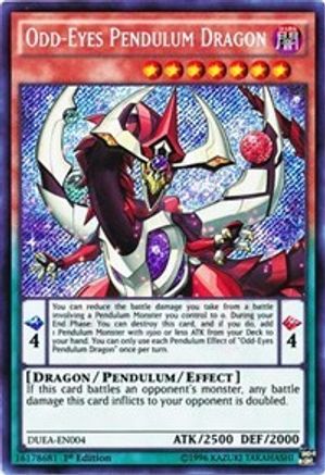 Odd-Eyes Pendulum Dragon [DUEA-EN004] Secret Rare - Trinity Hobby