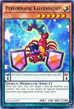 Performapal Kaleidoscorp [DUEA-EN009] Rare - Trinity Hobby