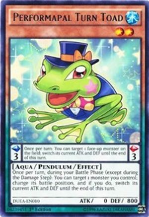 Performapal Turn Toad [DUEA-EN010] Rare - Trinity Hobby