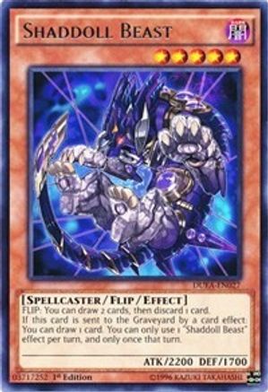 Shaddoll Beast [DUEA-EN027] Rare - Trinity Hobby