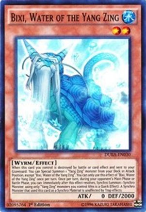 Bixi, Water of the Yang Zing [DUEA-EN030] Super Rare - Trinity Hobby