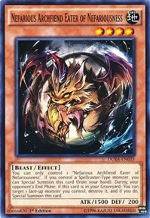 Nefarious Archfiend Eater of Nefariousness [DUEA-EN035] Common - Trinity Hobby