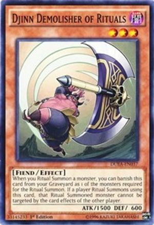 Djinn Demolisher of Rituals [DUEA-EN037] Common - Trinity Hobby