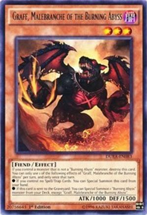 Graff, Malebranche of the Burning Abyss [DUEA-EN083] Rare - Trinity Hobby