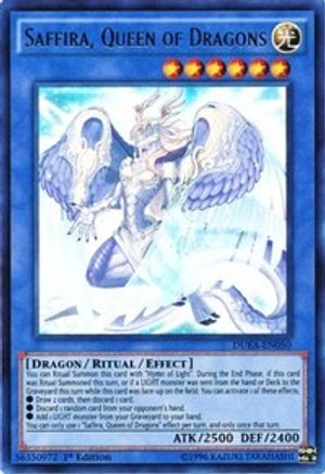 Saffira, Queen of Dragons [DUEA-EN050] Ultra Rare - Trinity Hobby