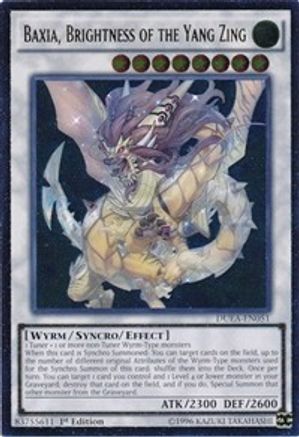 Baxia, Brightness of the Yang Zing (UTR) [DUEA-EN051] Ultimate Rare - Trinity Hobby