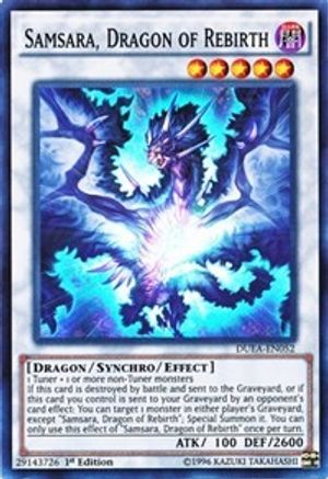 Samsara, Dragon of Rebirth [DUEA-EN052] Super Rare - Trinity Hobby