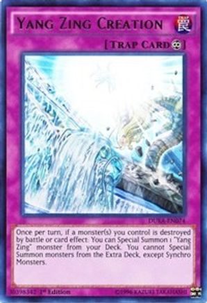 Yang Zing Creation [DUEA-EN074] Ultra Rare - Trinity Hobby