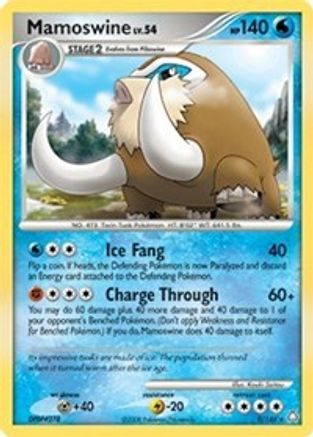 Mamoswine (9/146) (Theme Deck Exclusive) [Diamond & Pearl: Legends Awakened] - Trinity Hobby