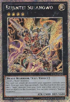 Bujintei Susanowo [CT11-EN002] Secret Rare - Trinity Hobby