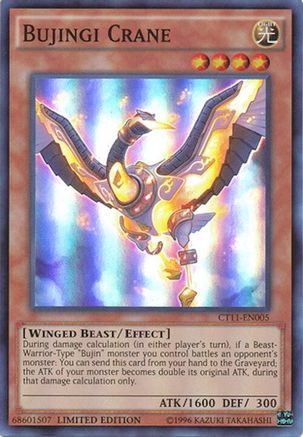 Bujingi Crane [CT11-EN005] Super Rare - Trinity Hobby