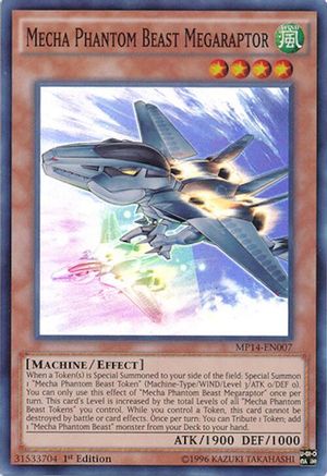 Mecha Phantom Beast Megaraptor [MP14-EN007] Super Rare - Trinity Hobby