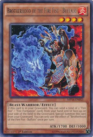 Brotherhood of the Fire Fist - Buffalo [MP14-EN015] Rare - Trinity Hobby
