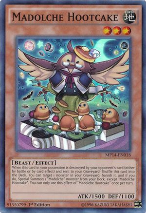 Madolche Hootcake [MP14-EN018] Super Rare - Trinity Hobby