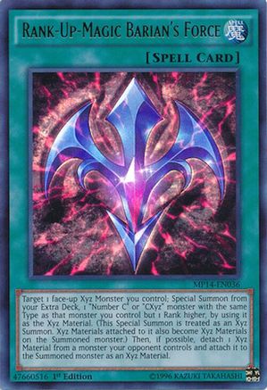 Rank-Up-Magic Barian's Force [MP14-EN036] Ultra Rare - Trinity Hobby