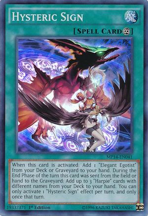 Hysteric Sign [MP14-EN041] Super Rare - Trinity Hobby