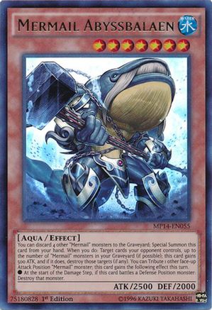 Mermail Abyssbalaen [MP14-EN055] Ultra Rare - Trinity Hobby