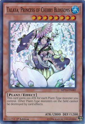 Talaya, Princess of Cherry Blossoms [MP14-EN089] Super Rare - Trinity Hobby