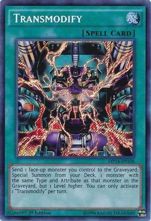 Transmodify [MP14-EN106] Secret Rare - Trinity Hobby