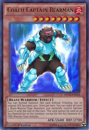 Coach Captain Bearman [MP14-EN118] Ultra Rare - Trinity Hobby