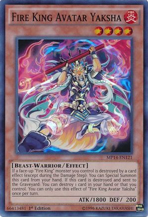 Fire King Avatar Yaksha [MP14-EN121] Super Rare - Trinity Hobby