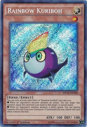 Rainbow Kuriboh [MP14-EN188] Secret Rare - Trinity Hobby