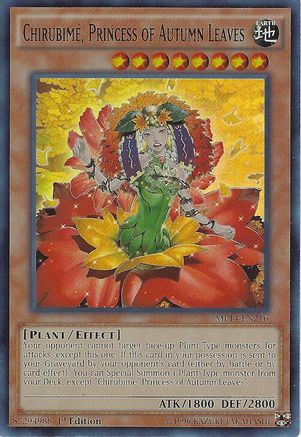 Chirubime, Princess of Autumn Leaves [MP14-EN216] Super Rare - Trinity Hobby