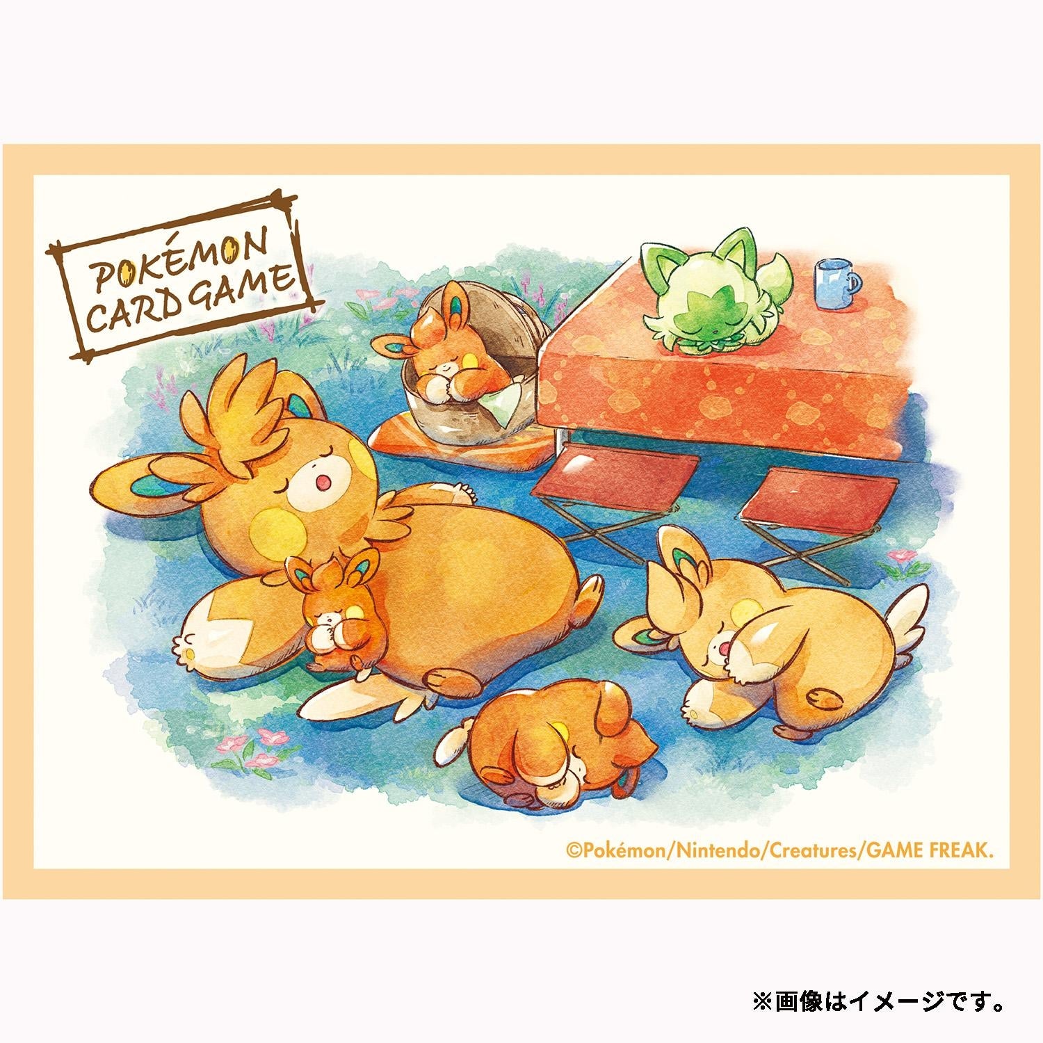 Card Sleeves - Pawmot, Pawmo & Pawmi Pamo No Mure (Pokemon Center Japan Exclusive) - Trinity Hobby