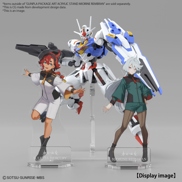 [Pre-Order] BANDAI GUNPLA PACKAGE ART ACRYLIC STAND - MIORINE (ETA AUG) - Trinity Hobby
