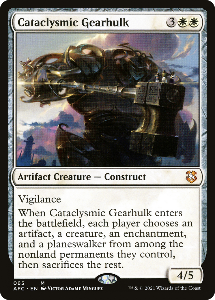 Cataclysmic Gearhulk [Dungeons & Dragons: Adventures in the Forgotten Realms Commander] - Trinity Hobby