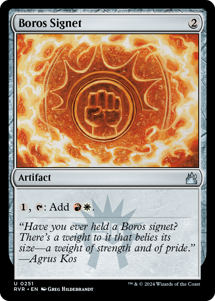 Boros Signet [Ravnica Remastered] - Trinity Hobby