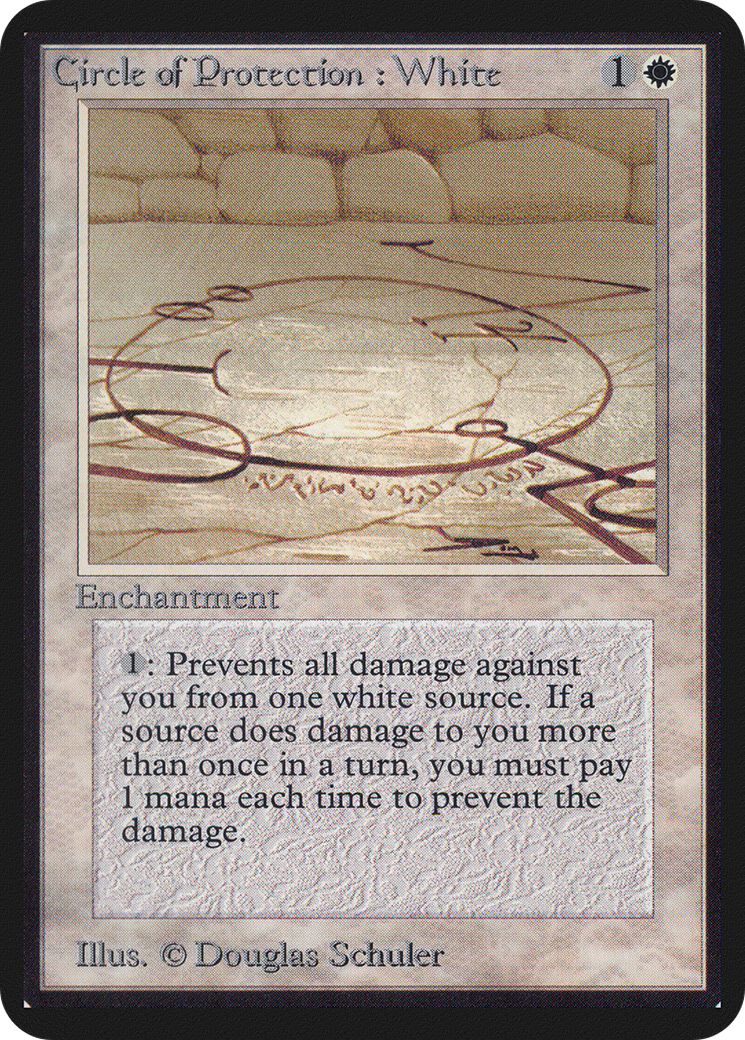 Circle of Protection: White [Alpha Edition] - Trinity Hobby