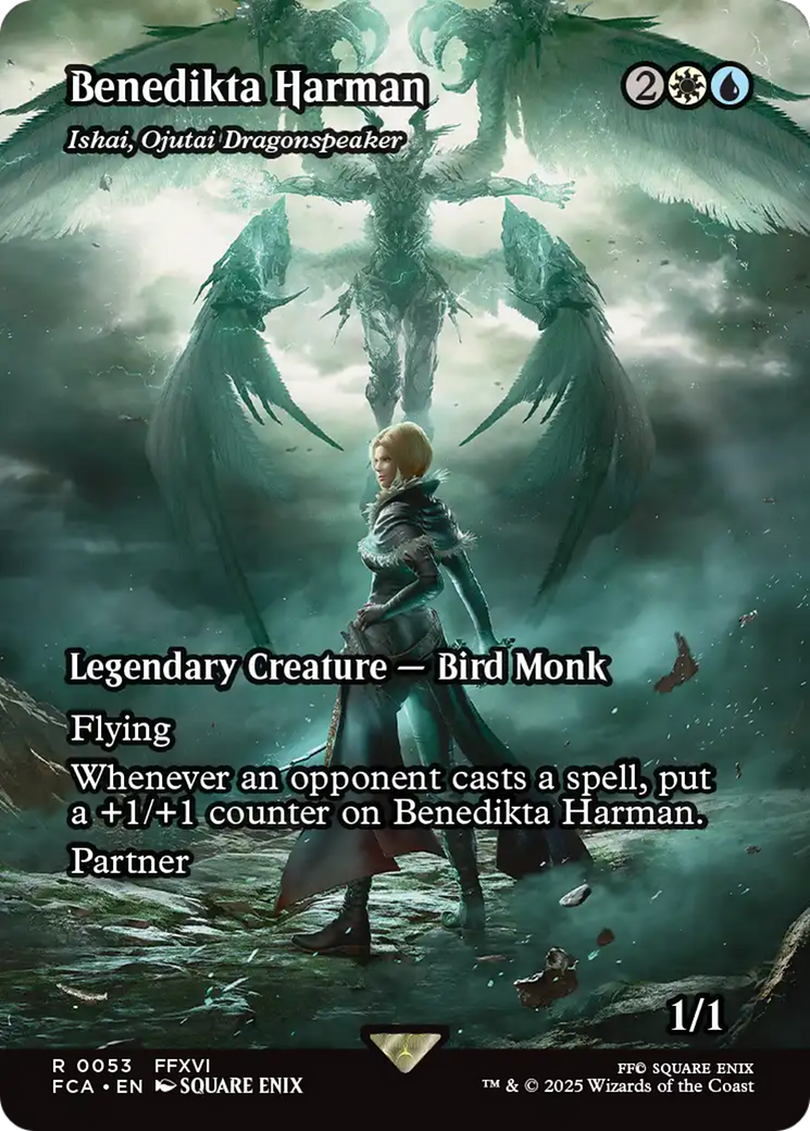 Ishai, Ojutai Dragonspeaker  (FCA-053) - [FINAL FANTASY: Through the Ages] / Benedikta Harman (Borderless)