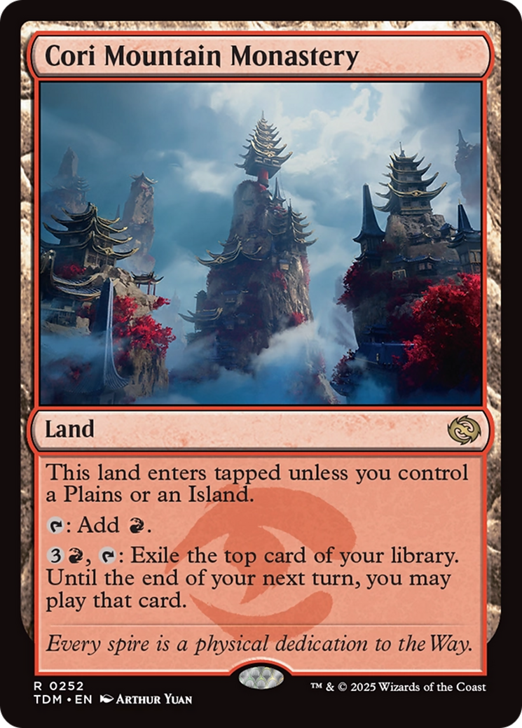 Cori Mountain Monastery  (TDM-252) - [Tarkir: Dragonstorm] - Trinity Hobby