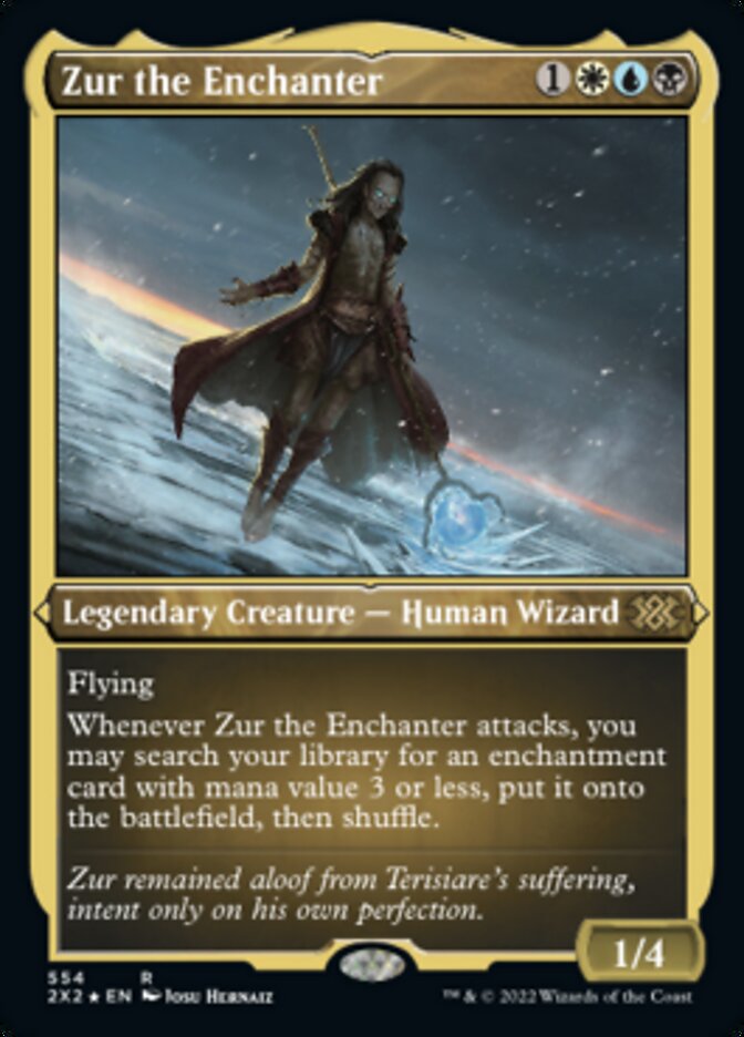 Zur the Enchanter (Foil Etched) [Double Masters 2022] - Trinity Hobby