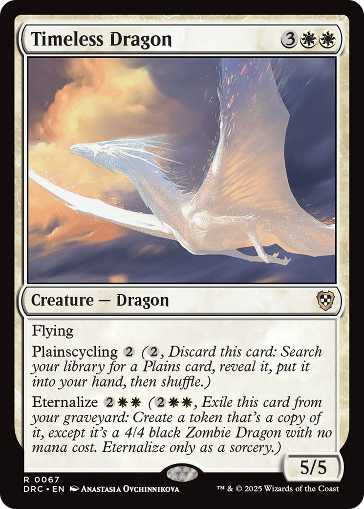 Timeless Dragon [Aetherdrift Commander] - Trinity Hobby