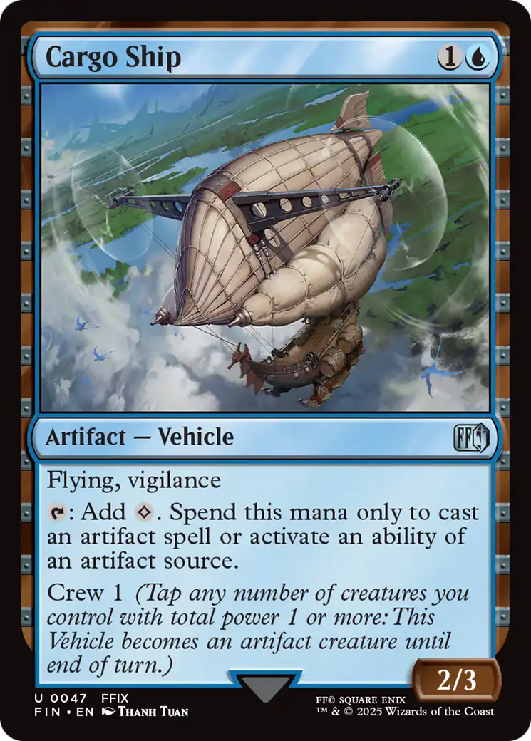Cargo Ship  (FIN-047) - [FINAL FANTASY] - Trinity Hobby